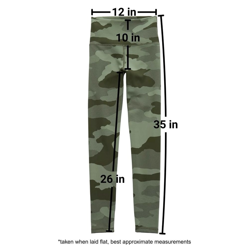 OFFLINE by Aerie Camo High Waisted Legging Olive Fun Green Camo - Picture 11 of 11